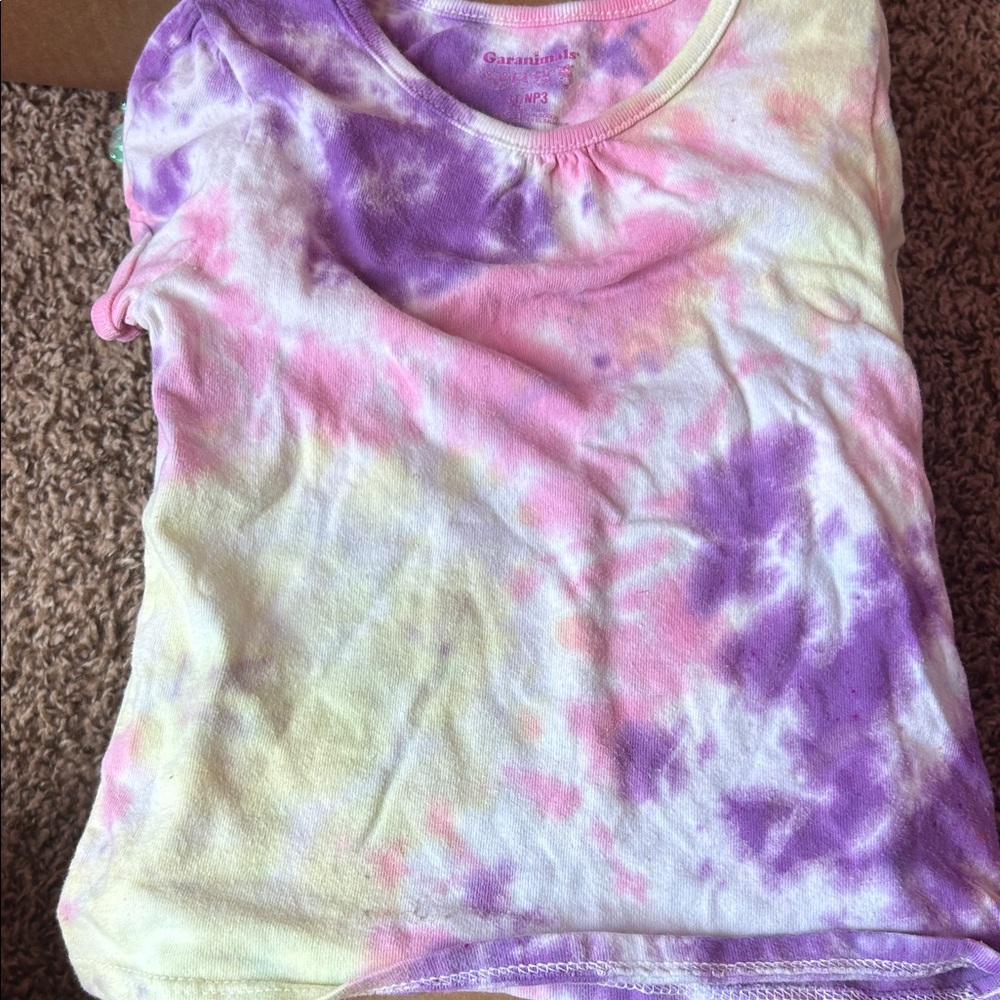 Carter's Pastel Tie-Dye Short Sleeve Tee